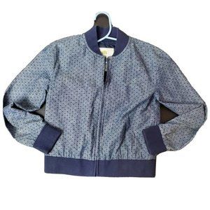 TUCKER + TATE Liliya' Dot Print Bomber jacket toddler size 7/8